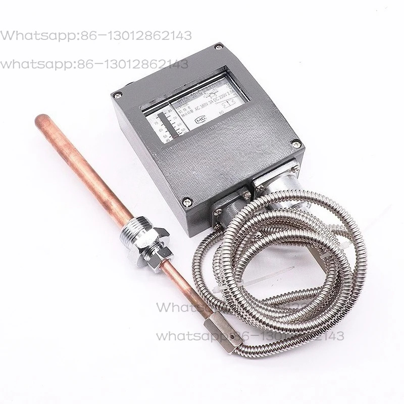 Marine pressure type temperature controller WTZK-50-C thermostat 5M line full scale range 40-80 ℃ 60-100 ℃
