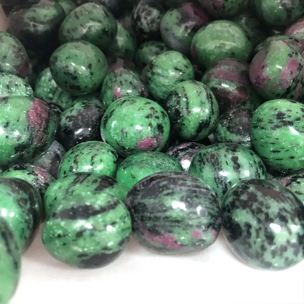 Natural Red Green Ruby Zoisite Tumbled Stone Reiki Healing Crystal Gem Raw Stones For Jewelry Making Home Decor Meditation Gift