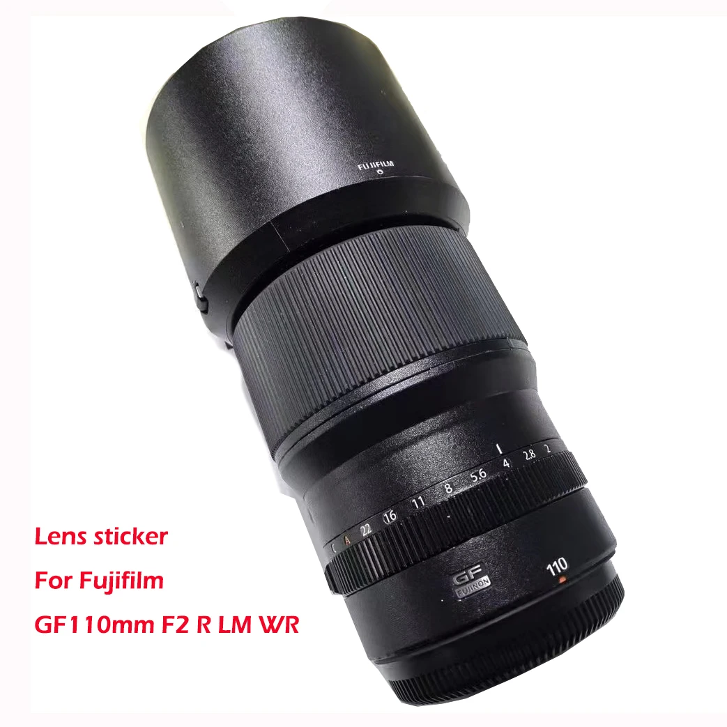 Fuji GF110 F2 Lens Sticker Decal Skin For Fujifilm Fujinion GF 110mm f/2.0 R LM WR Lens Protector Anti-scratch Coat Wrap Cover