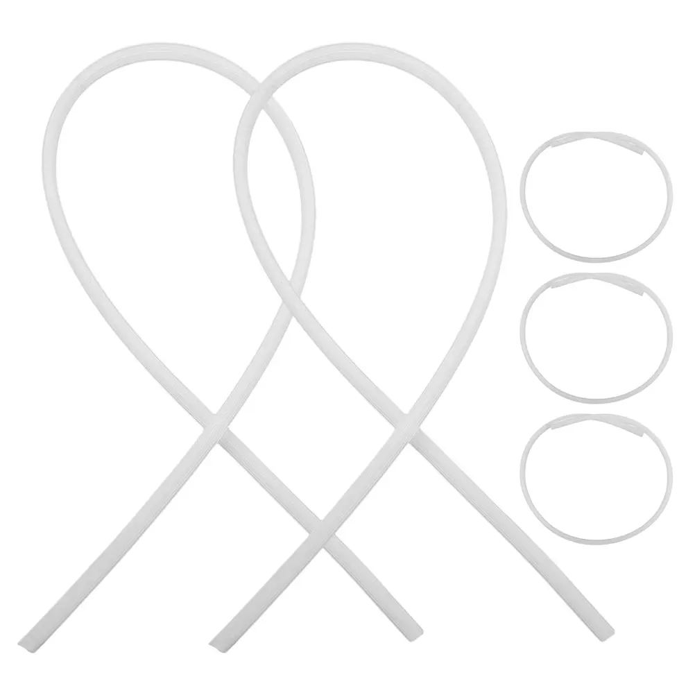 

5pcs Multiple Sizes Silicone Refill Strips Frameless Windshield Wiper Blade Replacement Auto Accessories Universal Car Suv Wiper
