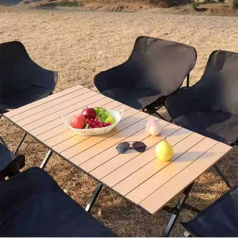 

Adjustable Dining Camping Table Ultralight Backpacking Camping Table Picnic Portable Folding Tavolo Pieghevole Camping Furniture