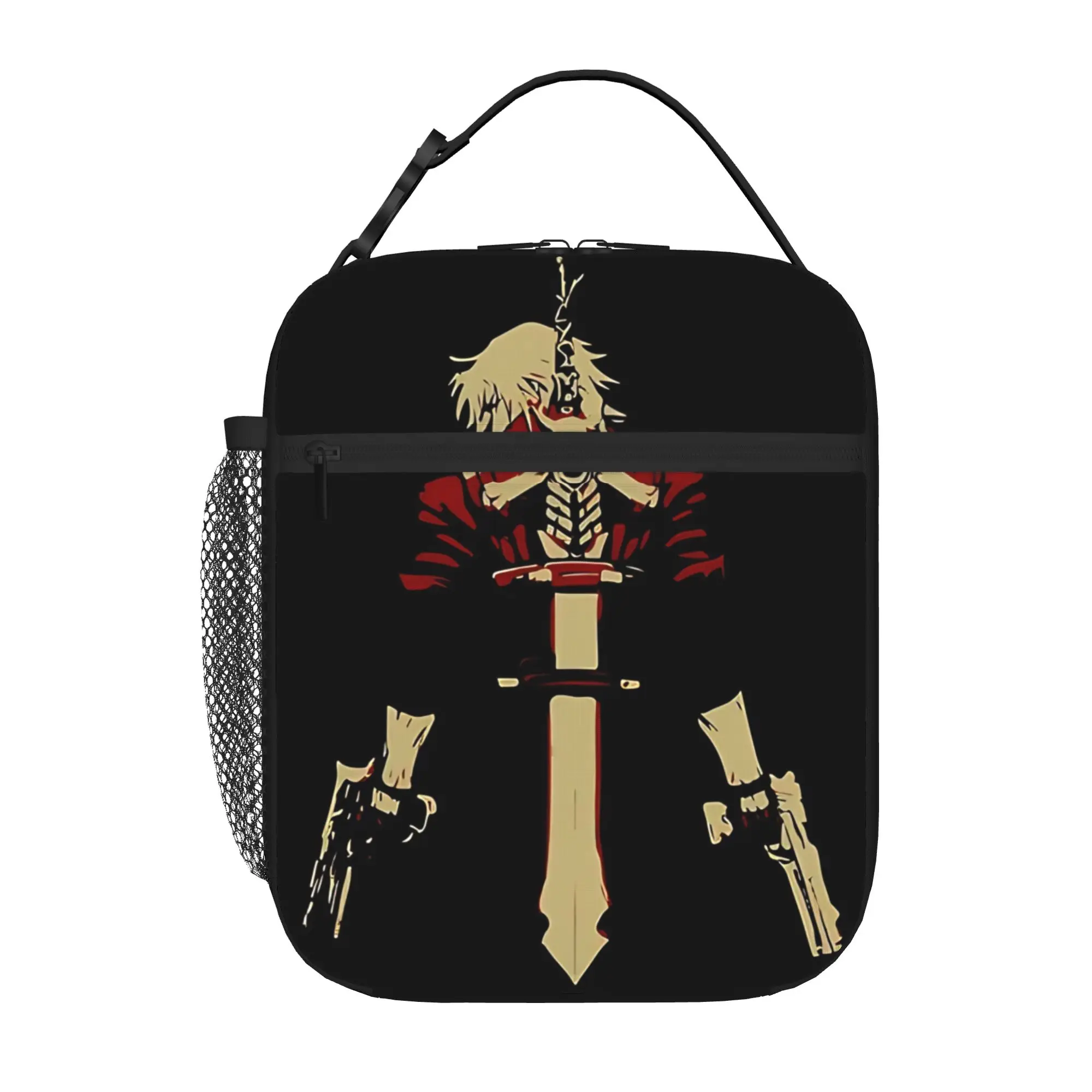 1 Piece For Students Food Container swordsman Portable Pocket D-Devil May Cry Zipper Closure Aluminum Foil Food Pouch For Travel