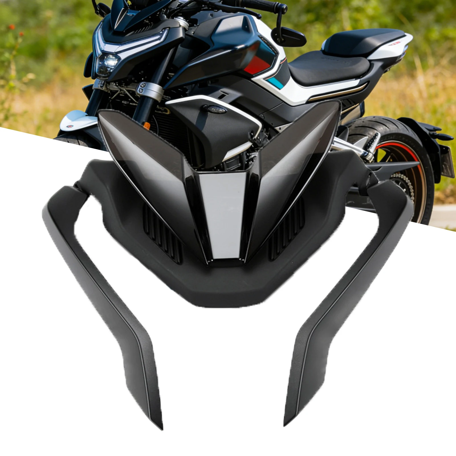 Für CFMOTO 800NK NK800 800 NK Motorrad Scheinwerfergehäuse Frontscheinwerferschutz Obere Verkleidungsplatte Dekorative Abdeckung