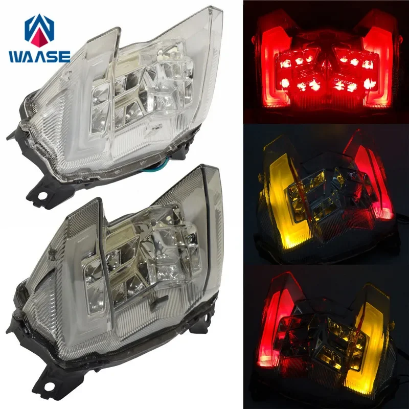 Waase For Yamaha MT-09 FZ-09 FZ09 MT09 2017 2018 2019 2020 E-Mark Rear Tail Light Brake Turn Signals Integrated LED Light