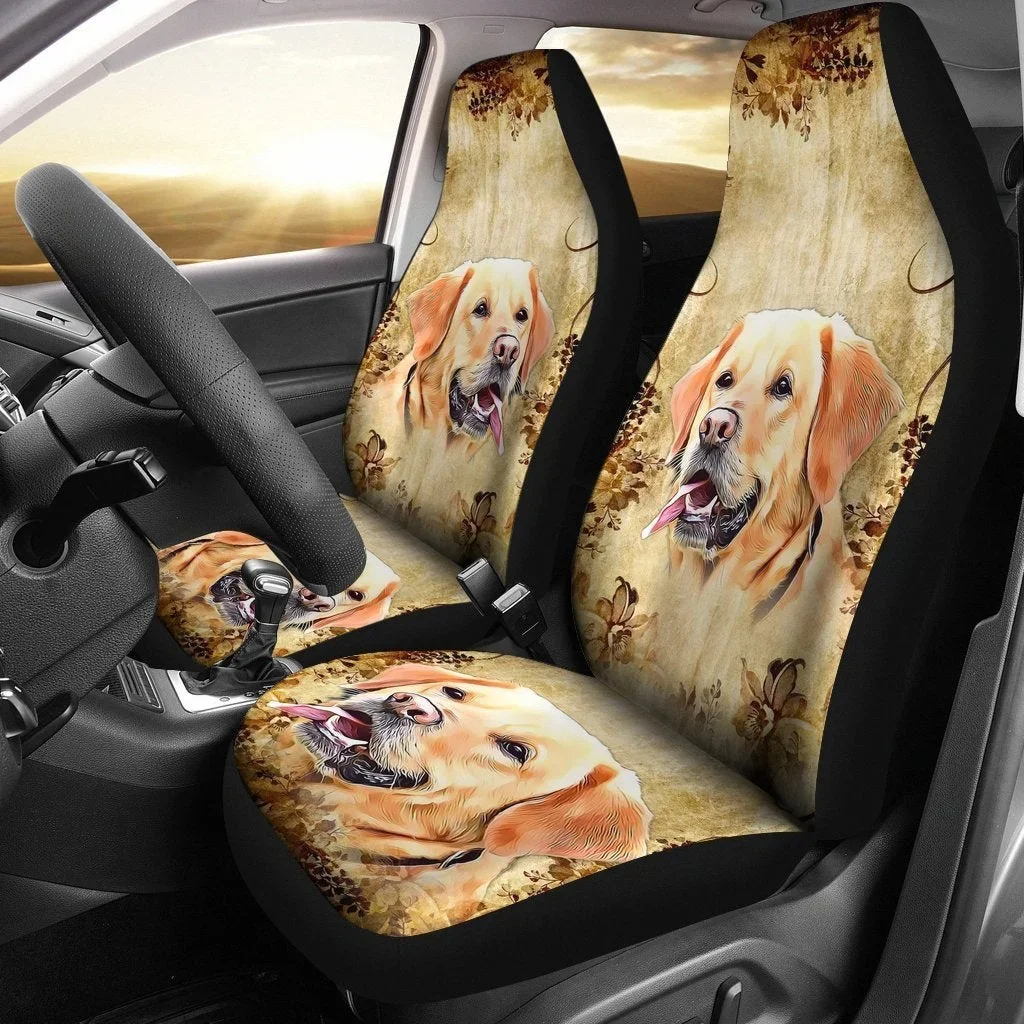 

Labrador Retriever Dog Print Car Seat Covers Car Accessories Seat Cover