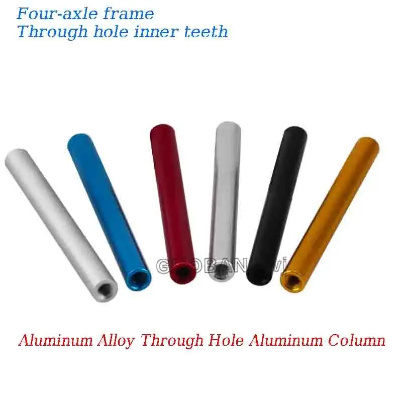 Aluminum Alloy M2 Colourful 6mm~50mm Long Round Aluminum Standoff Column Rods Round Aluminum Spacer For RC Multirotor 10PCS