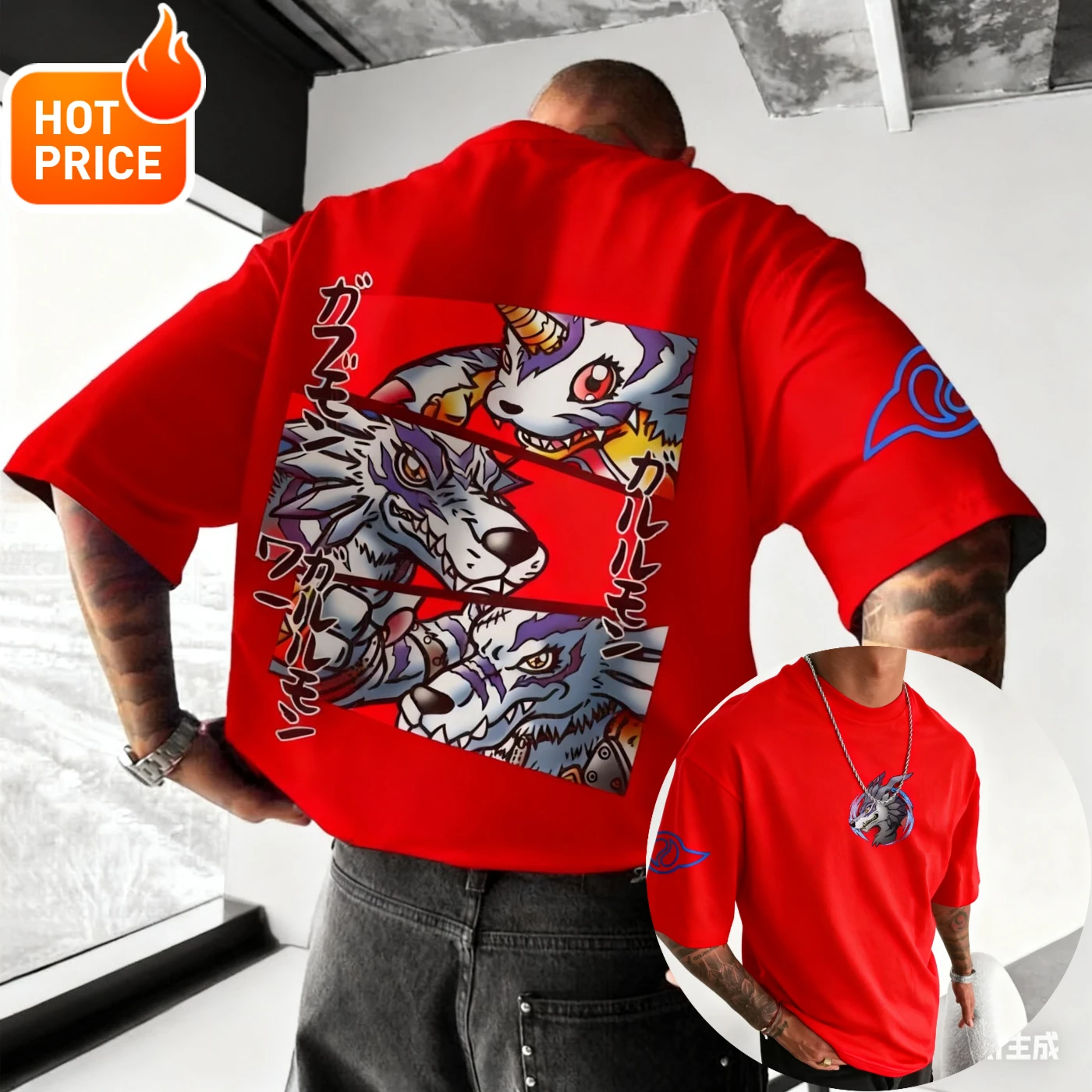 Gabumon Anime Digimon2025 Nuov - Vintage Summer Clothing Men recensione e prezzo