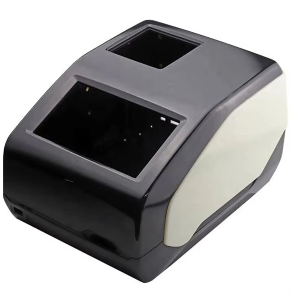 OEM Metal 3D Printing Custom Aluminum Heat Sink, Black Anodized Curved Radiator Cooling Fin, Precision Machined Electronic