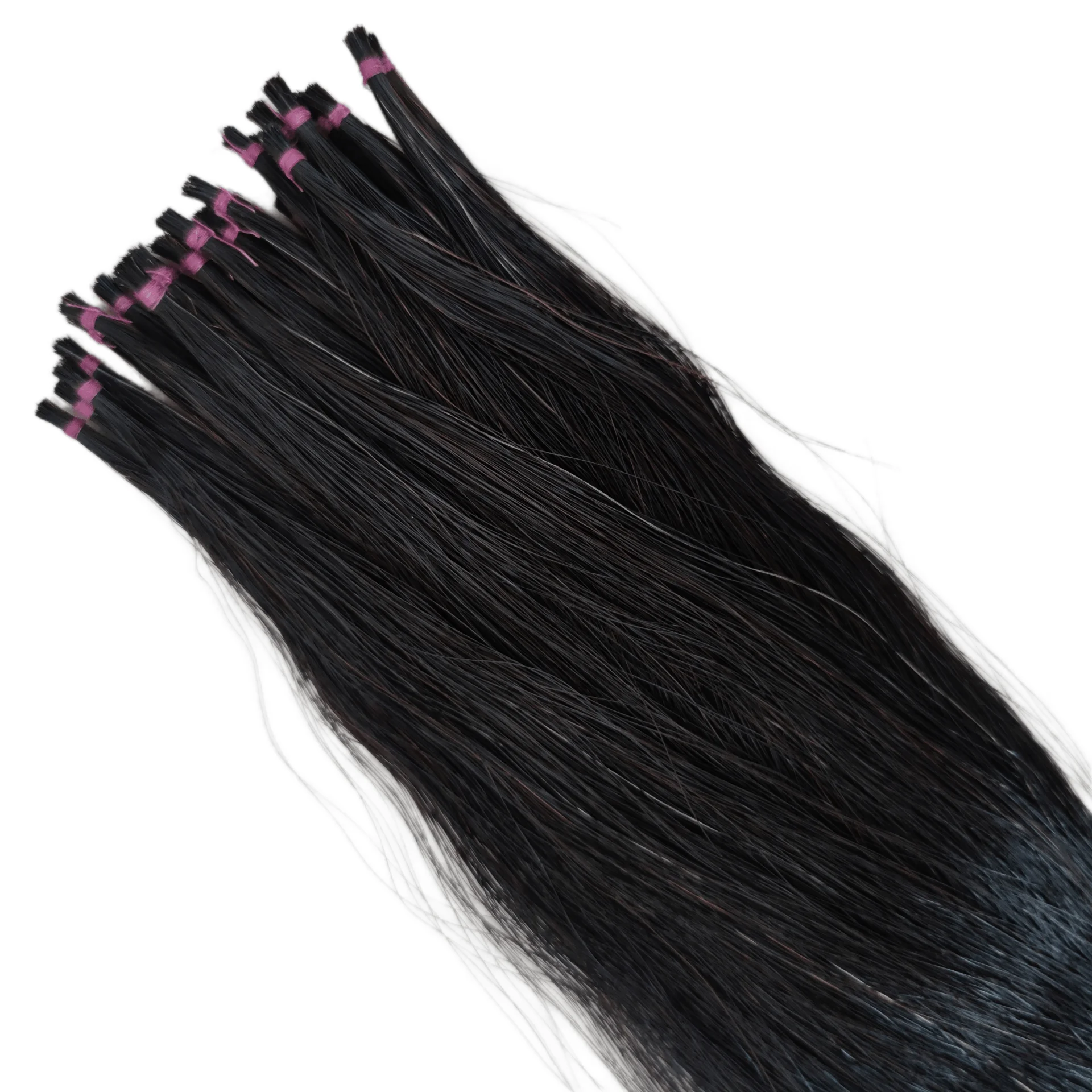 500g zwart Paard Haar Staart Paardenhaar Strijkstok Haar 80-85 cm