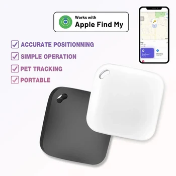 Rastreador gps inteligente funciona com apple encontrar meu aplicativo itag pet crianças bagagem chave rastreamento posicionamento preciso global localizadores bluetooth