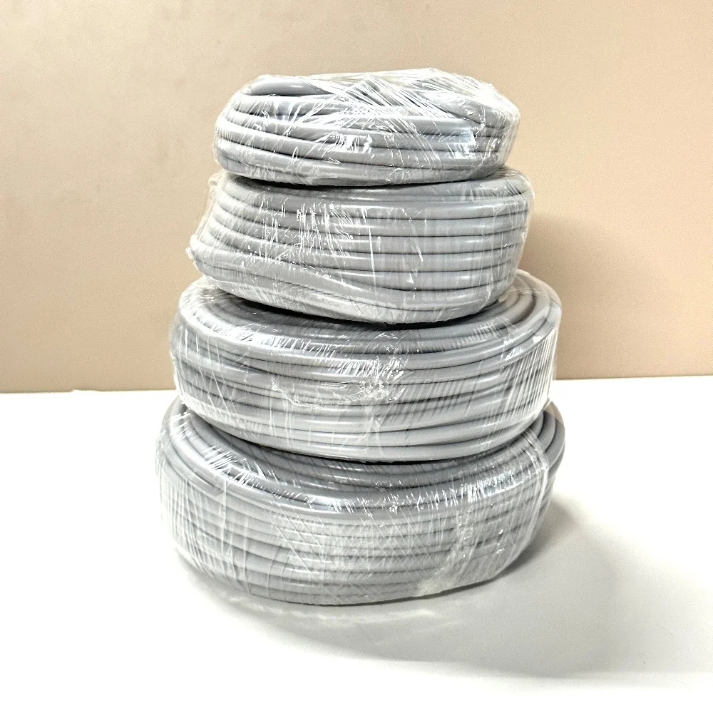 Cavo di alimentazione Lan RJ45 + DC 12V 5M/10M/15M/20M/30M Cavo di prolunga di rete 2 in 1 per sistema di telecamere di sicurezza IP