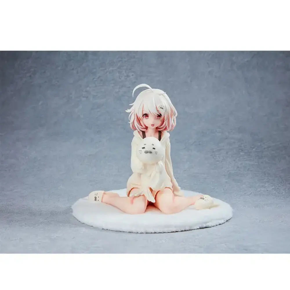 13CM Anime virtual anchor Figure Haruka Kneeling Animation Model Toy Gift Collection Decoration Ornaments PVC