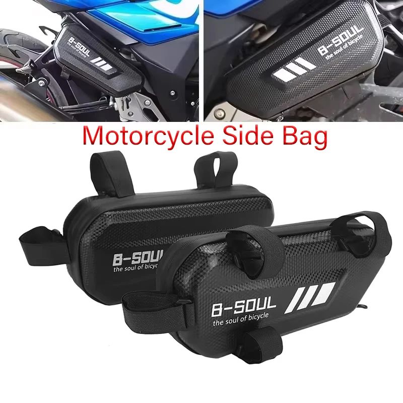 

Waterproof Motorcycle Side Bag Saddlebags Tool Storage Motorcycle Accessories Frame Bag Durable Pouch for Riding Side Bag