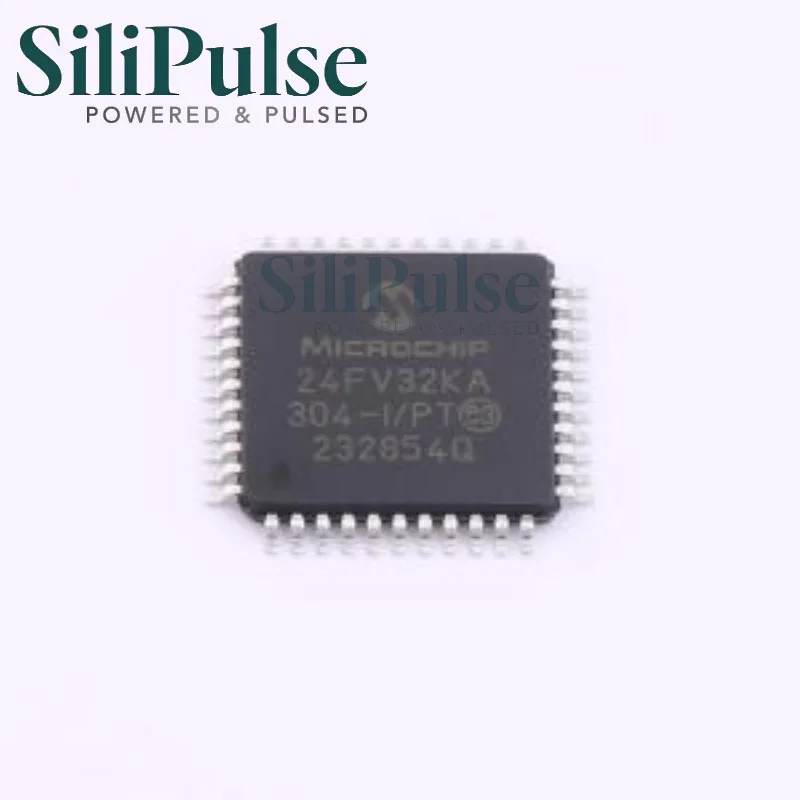 (1/5pcs) PIC24FV32KA304-I/PT 44-TQFP（10x10） 100% Original In Stock (MCU/MPU/SOC) 2V~5.5V 38 PIC 32KB TQFP-44(10x10)