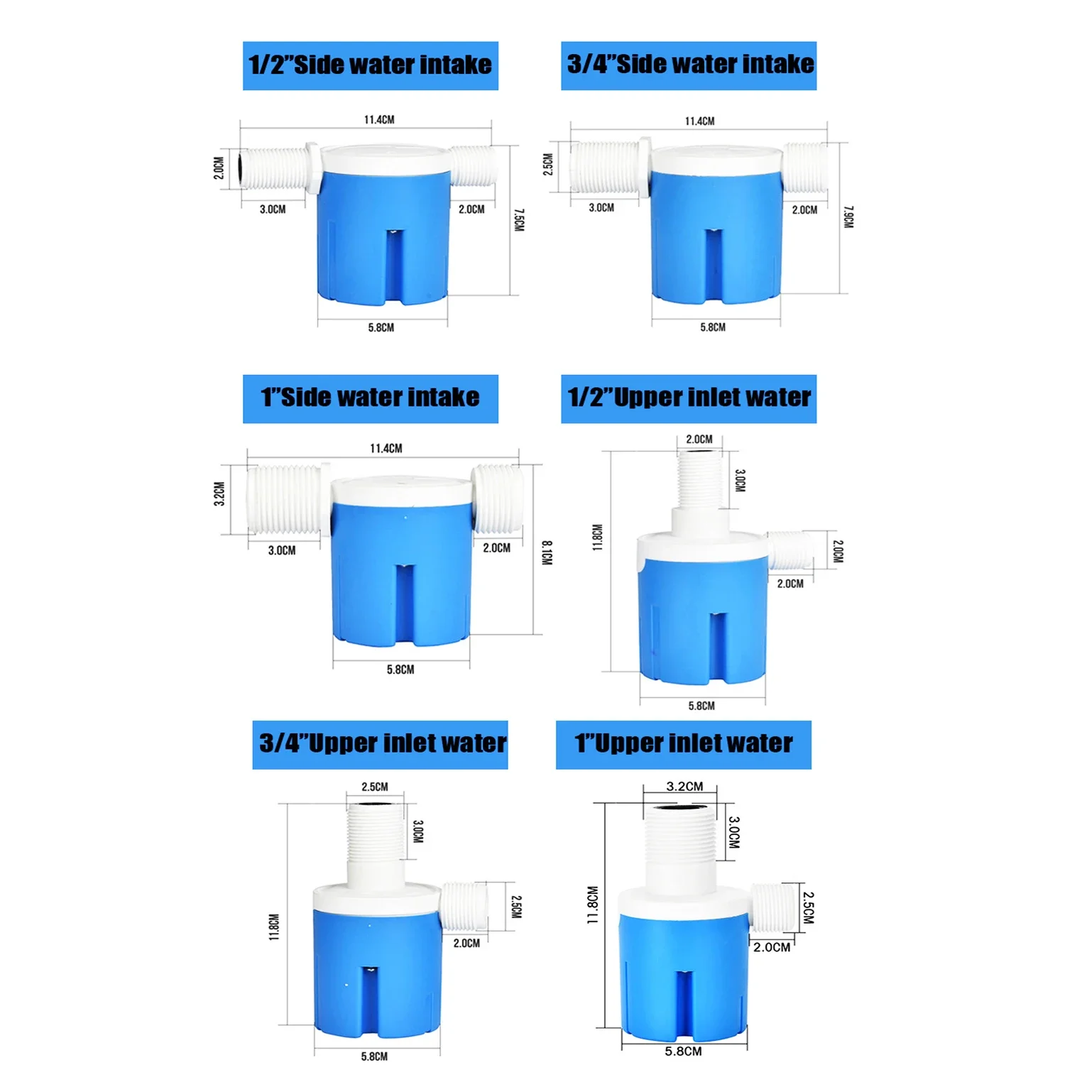 Automatisches Wasserstands regelventil Schwimmer kugel hahn Tankturm Pool Schwimmersc halter Wasser einlass ventil automatischer Stopp 1/2 \
