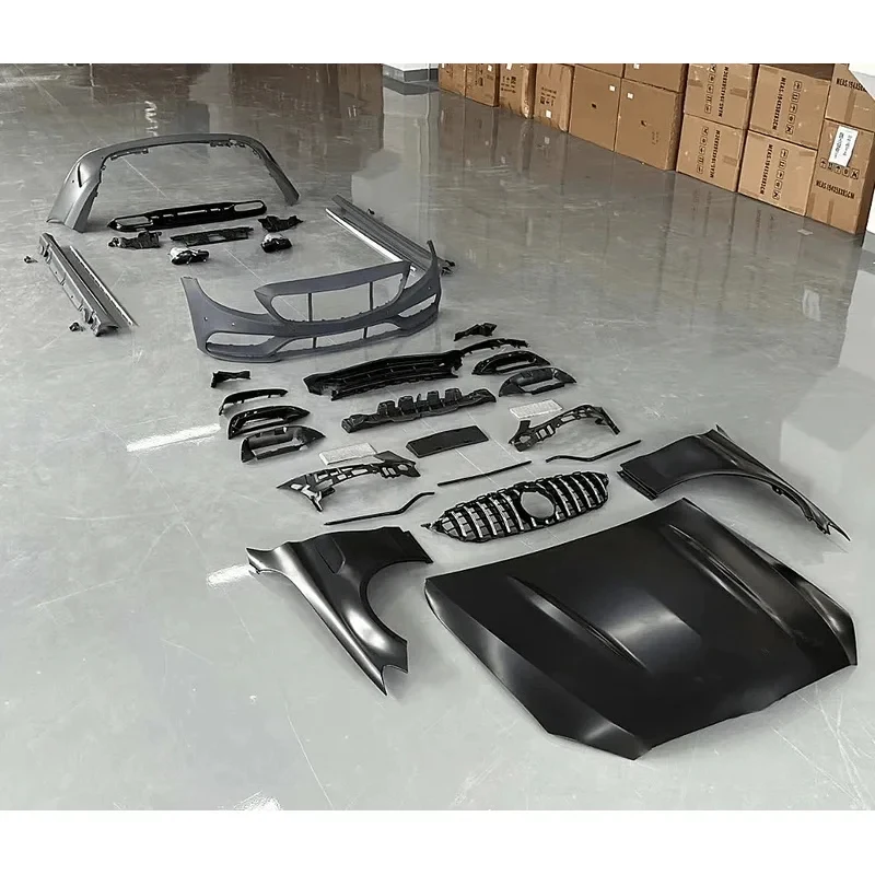 

Widebody Kit W205 C63s V8 Edition 1 W205 C63 C63S W206 Complete Body Kit 2015-2021