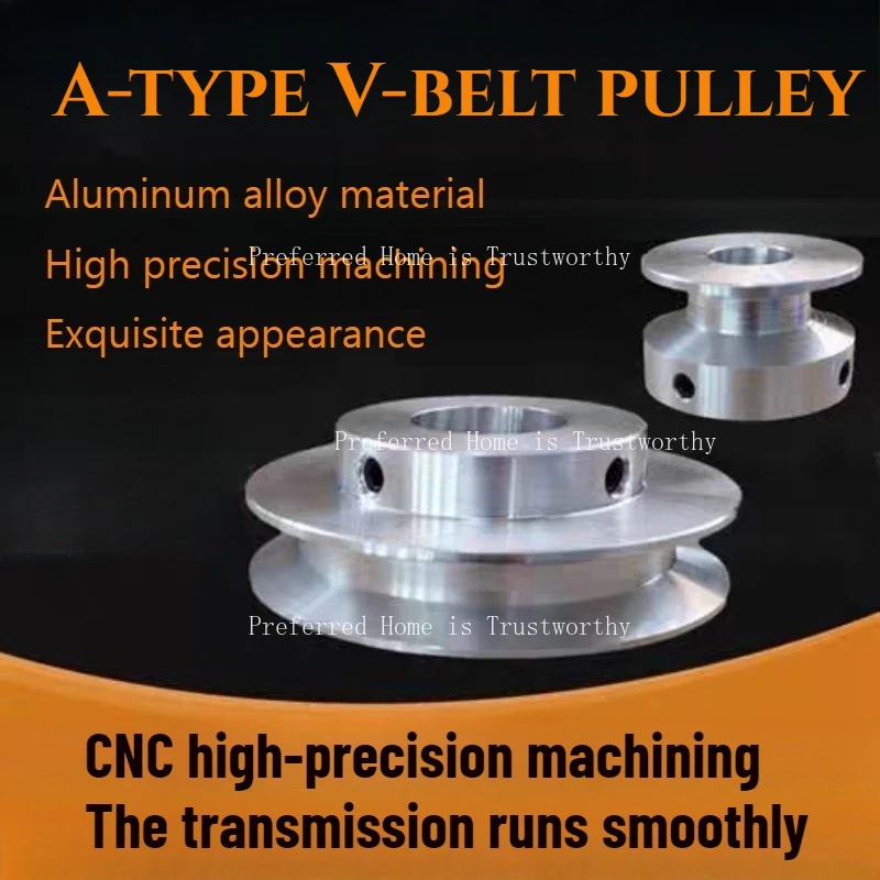 

Приводное колесо ремня двигателя, 80 мм, клиноременный шкив, с одной канавкой, клинопочный шкив А-типа