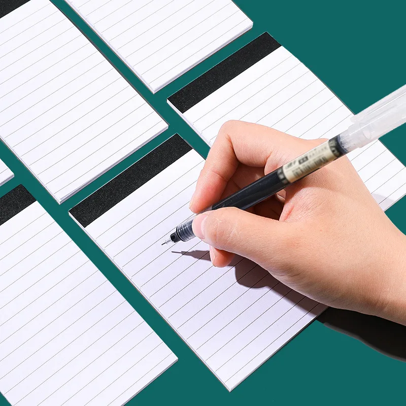 

5 шт., портативный блокнот формата А7 со съемным ядром и 30 горизонтальными линиями