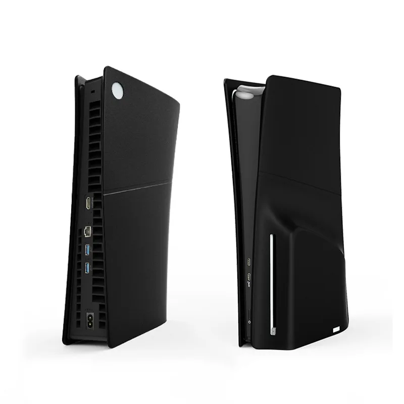 PS5 Slim Silicone Skin Cover Dustproof Anti-Scratch Anti-Fall Protector Case Guard for Sony Playstation 5 Slim Console 2023