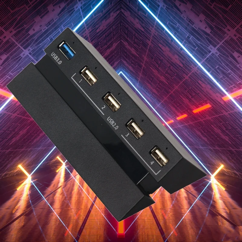 A87D-Suitable For PS4 Game Console HUB Extender 5 In 1 USB Conversion Hub Game Accessories