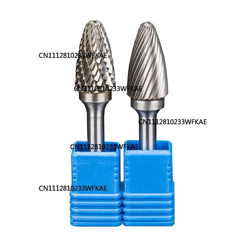 3mm Shank Rotary Burr Carbide Steel Drill Bits for Metal Woodworking Accessory Electric Rotary Router Bit Grinding Tools