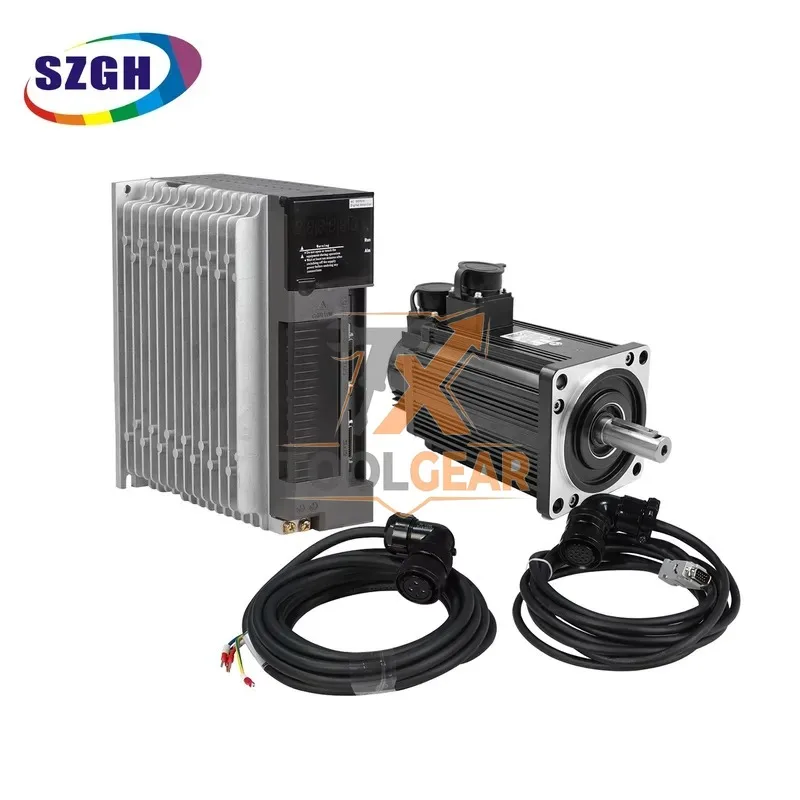 2026China*Factory* SZGH Servo Motor Support MODBUS EtherCAT CANopen 2kw 7.7NM 23bit Absolutely Encoder Ac Servo Motor for Ac view 6