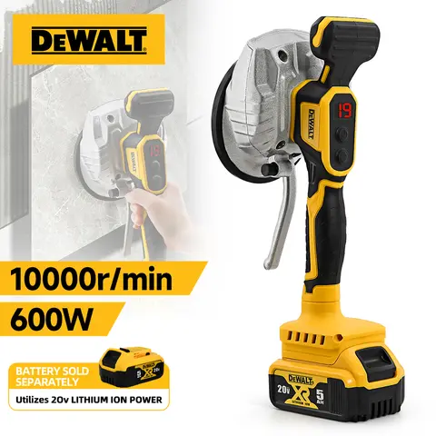 Dewalt 타일 타일링 기계 벽 바닥 타일 누워 진동 도구 10000r/min 8 속도 조절 타일 포장 장치 전동 공구