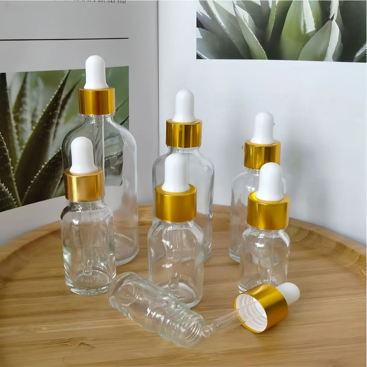 10ML/30ML 3-pack glass oil dropper essential oil perfume bottle Wholesale DIY perfume essential oil lotion glass dispenser