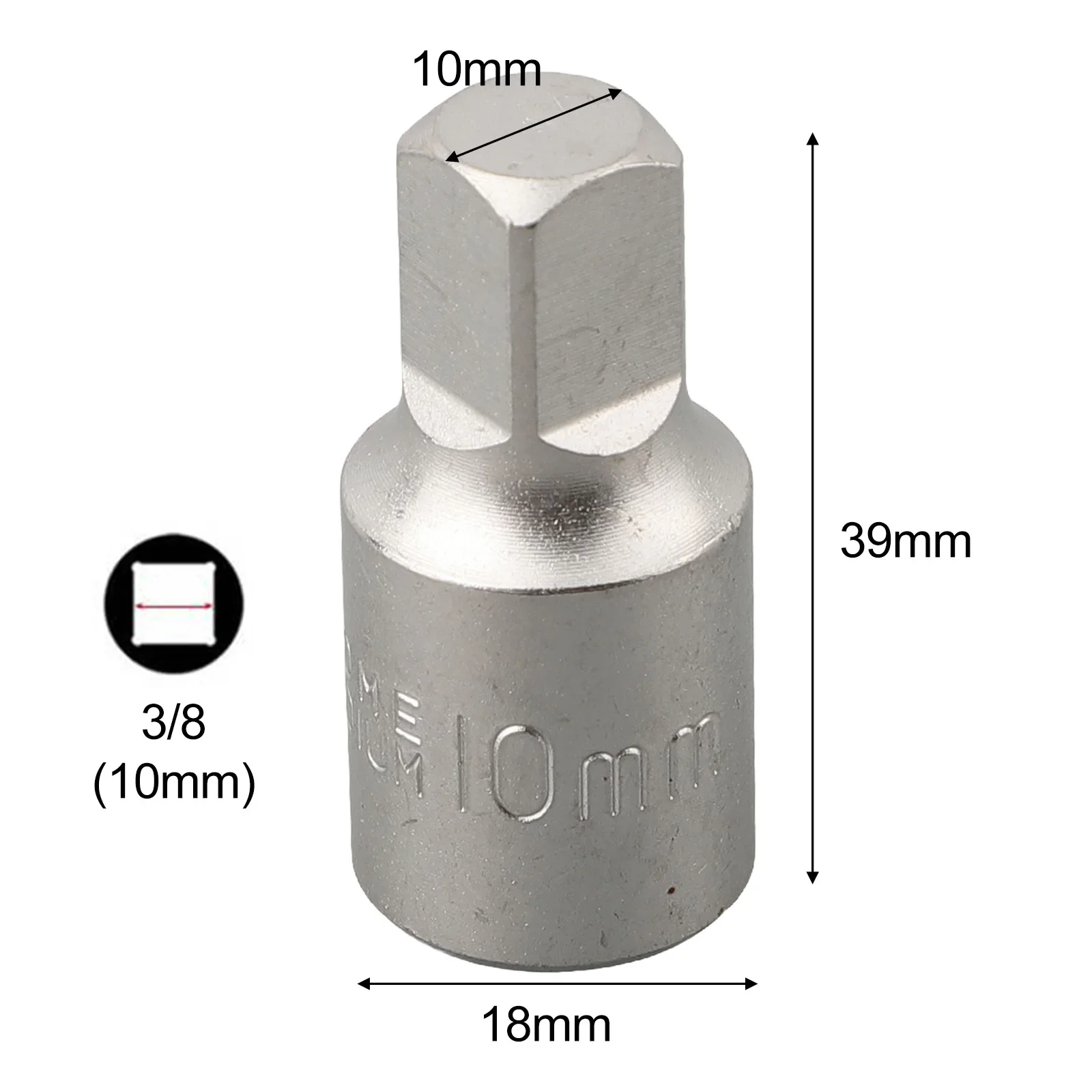 Gearbox Screw Wrench Oil Sump Drain Plug Socket Wrench 3/8 Drive Auto Repairing Oil Pan Screw Disassembly Assembly Screw