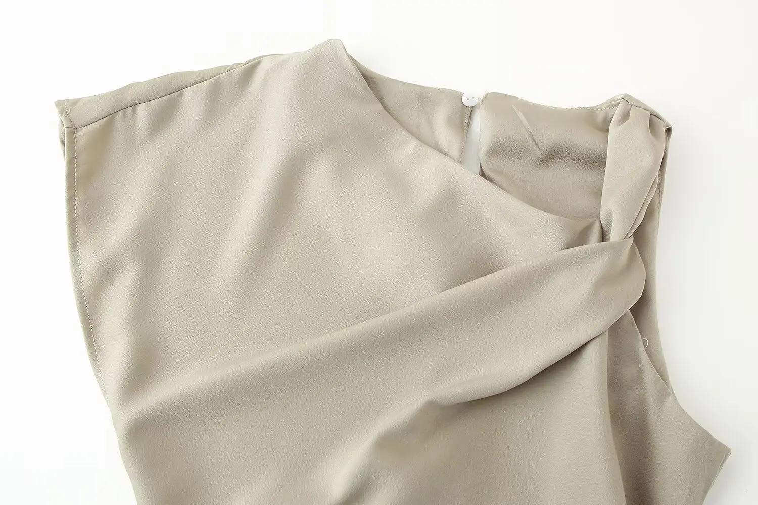 KONDALA Elegancka Asymetryczna Luksusowa Sukienka Damska Bez Rękawów na Imprezę Mujer Moda 2025 Wiosna Wieczorowa Plisowana Sukienka Vestidos