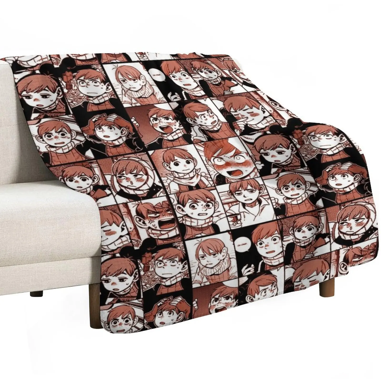 Chilchuck - Dungeon meshi Manga Panel collage Throw Blanket Quilt Summer christmas gifts halloween Beach Hairy Blankets