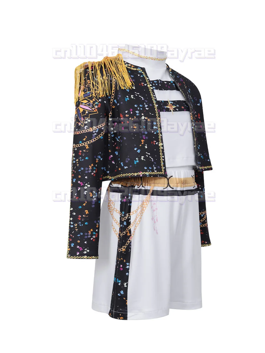 2025 dessin animé chasseur de démons KPop Rumi Zoey Mira Cosplay fantaisie filles scène vêtements déguisement enfants 6 à 14 ans tenues