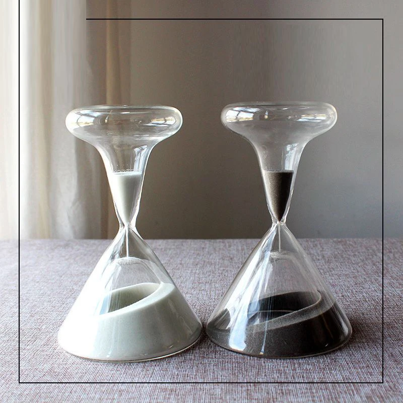 Creative Wine Cup Hourglass Sand Timer Kitchen School Crystal Hour Glass Sandglass Sand Clock Tea Timers Home Decoration