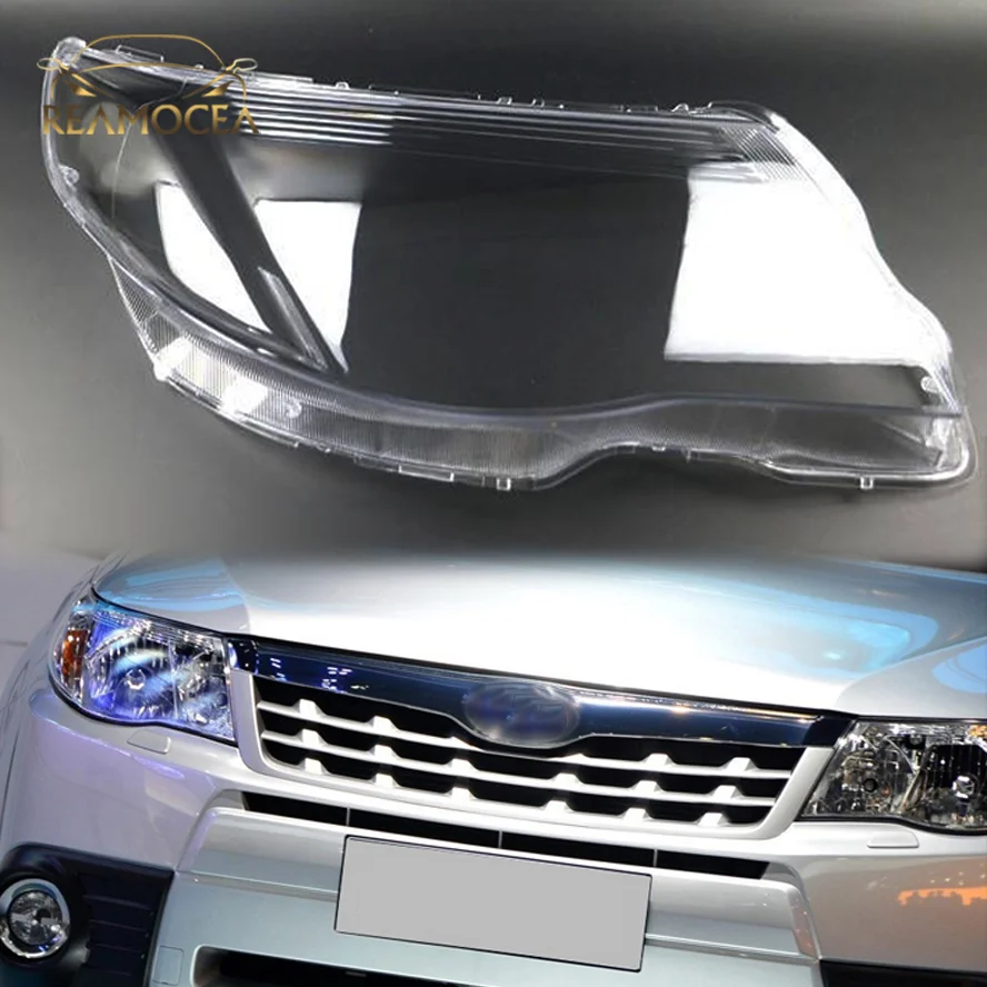 

Reamocea 1Pc Front Headlamp Shell Transparent Lampshade Headlight Cover Lens Car Caps For Subaru Forester 2008 2009 2010-2012