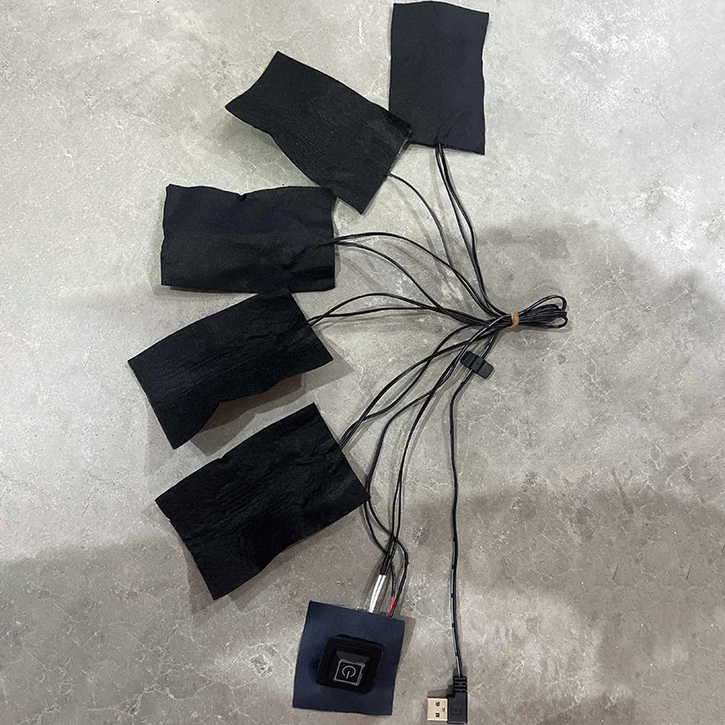USB Electric Heated Jacket Warm Winter Heating Vest Pads for