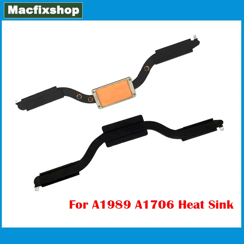 

Laptop Original A1989 Heat Sink For Macbook Pro Retina 13.3" A1706 CPU Cooling Heatsink 2016 2017 Year Replacement