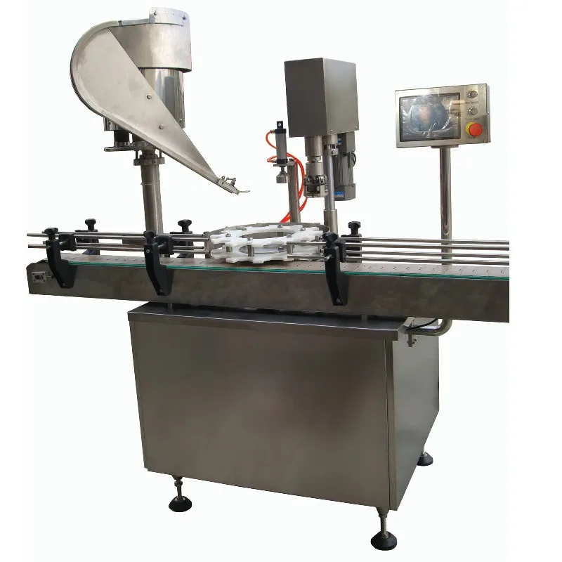 China Supplier Automatic Plastic Bottle and Glass Jar Capping Machine Screw Capping Machine Bottle Capper Customized