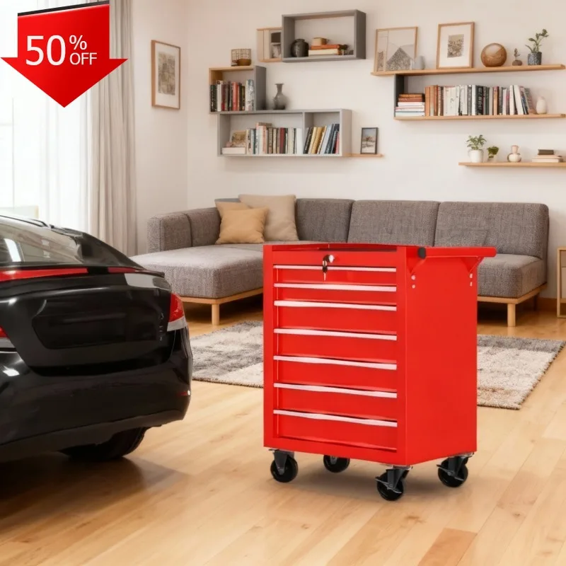 أداة عربة ورشة عمل خزائن التخزين المنظم أدوات المنظمون الكراك رفوف خادمة الأدوات الأدوات خزانة عربة الصدر المرآب #1