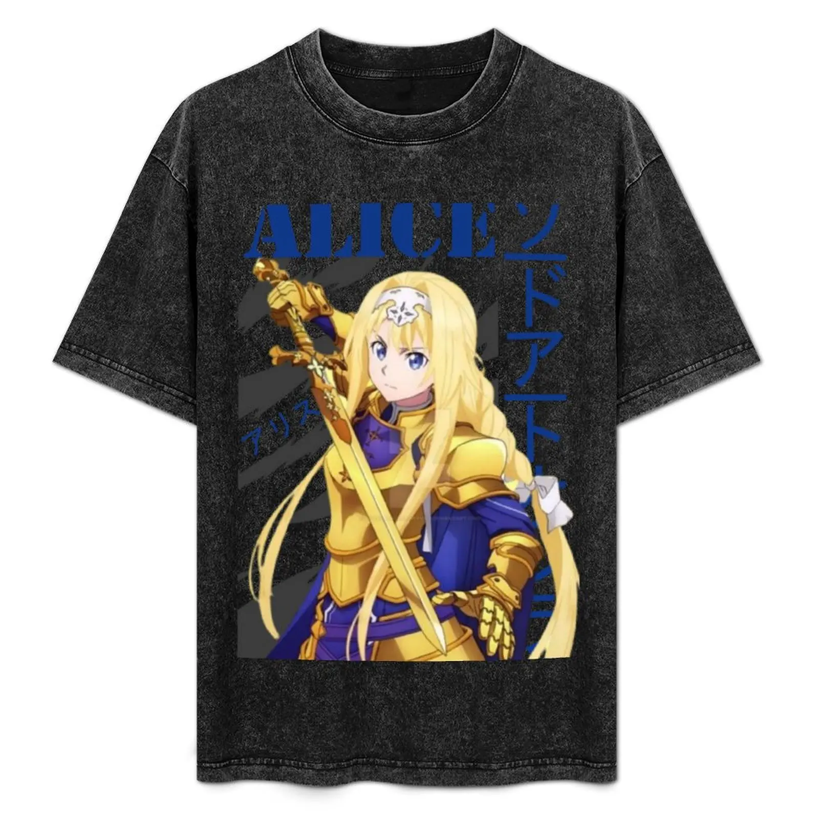 Alice Sword Art Online T-Shirt plus sizes oversized t shirt workout shirts for men