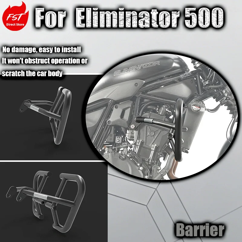 

Fit for Eliminator 500 Crash Bar Frame Slider Bumper Guard Motorcycle Modified Accessories
