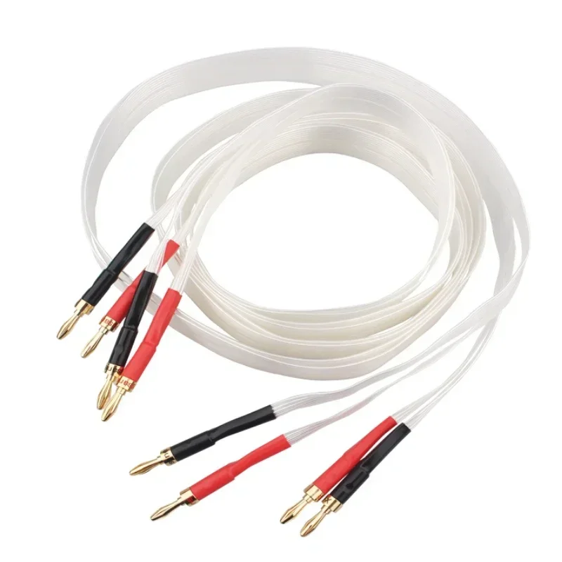 hifi-audio-speaker-cable-14-cores-silver-plated-copper-amplifier-loudspeaker-wire-carbon-fiber-banana-plug