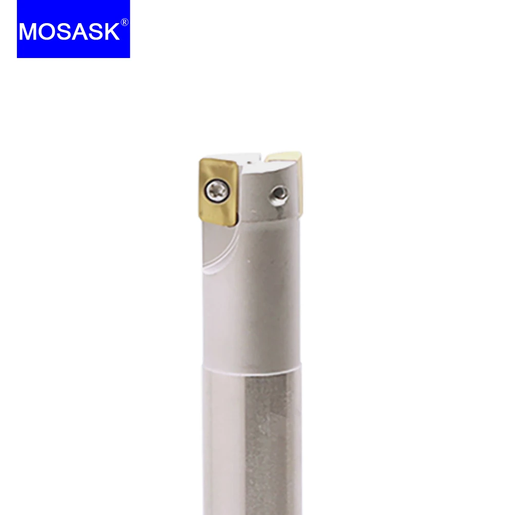 MOSASK BAP300R  BAP300 20mm 25mm CNC Right Angle Shoulder APMT 1135 Carbide Insert End Mill Lathe Indexable Milling Cutter