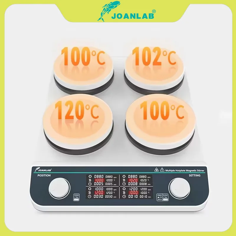 

Joanlab HHMS-4Max Multi Position Magnetic Hotplate Stirrer