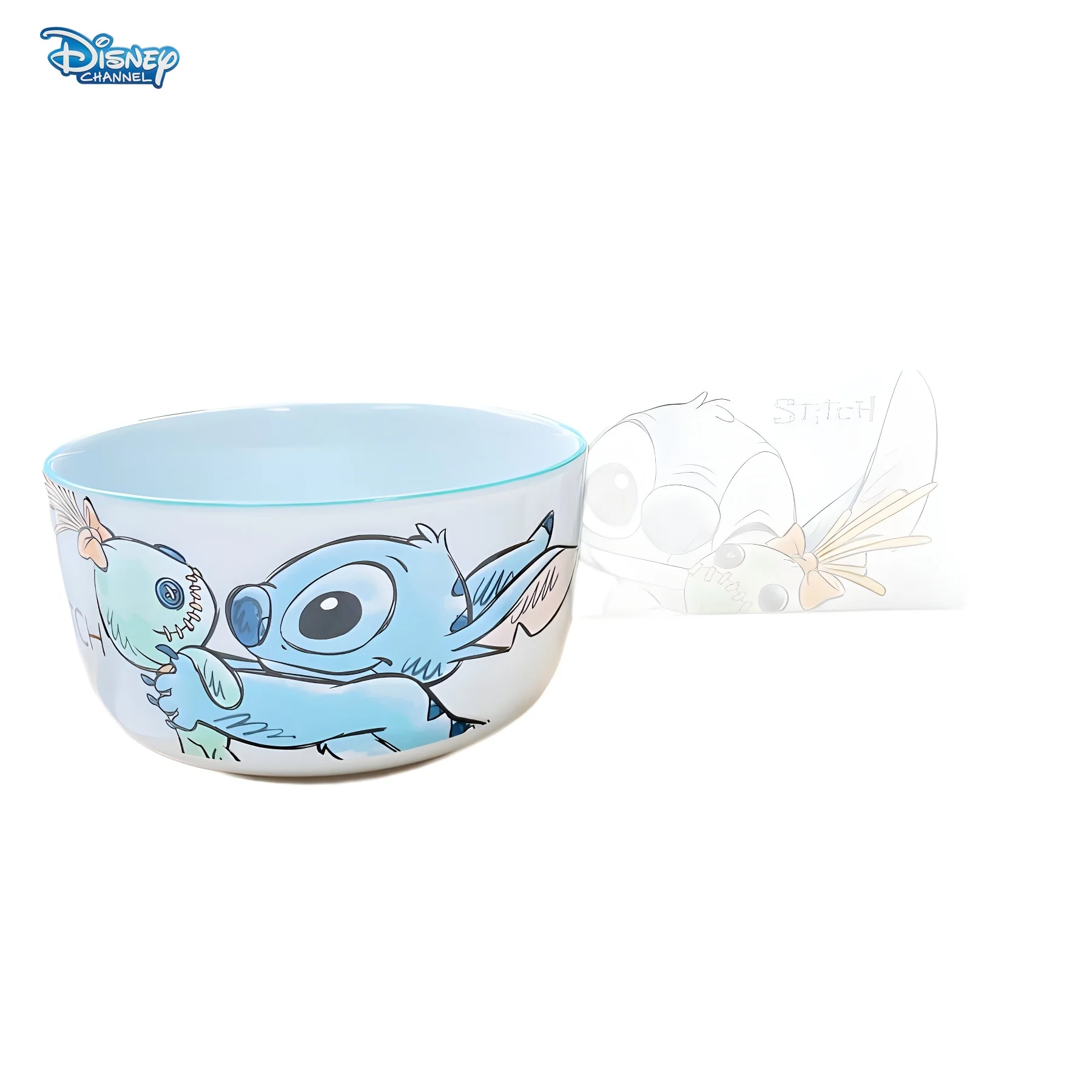 Disney Stitch kinderservies keramische kom 4,5 inch rijstkom kinderen hoge temperatuur cartoon keukenservies