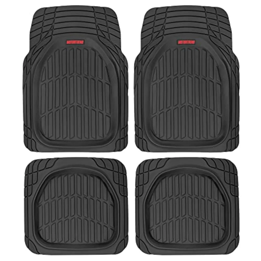 

FlexTough Tortoise - Прочные резиновые коврики для автомобилей, внедорожников, фургонов и грузовиков - Защита от любых погодных условий - Глубокие бортики