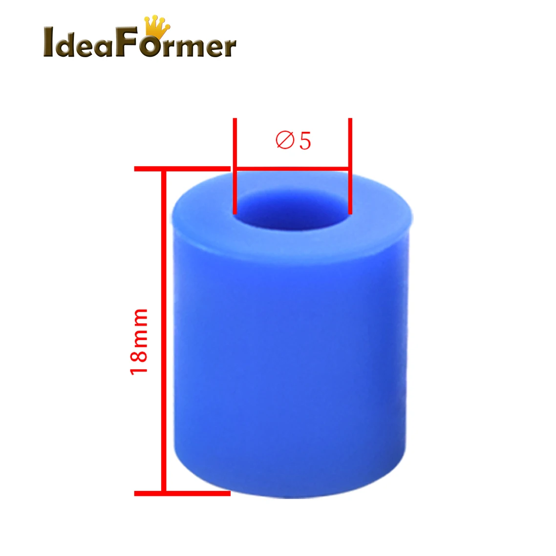 IdeaFormer 4 pièces colonne de nivellement de lit chaud d'espacement solide en Silicone haute température pour CR-10 CR10S Ender-3 Prusa I3 pièces d'imprimante 3D