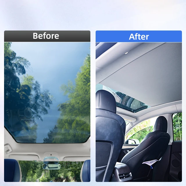 Electric Sunshade Car Accessories Power Panoramic Sunroof Retractable Electric Sunshade for T/esla Model Y