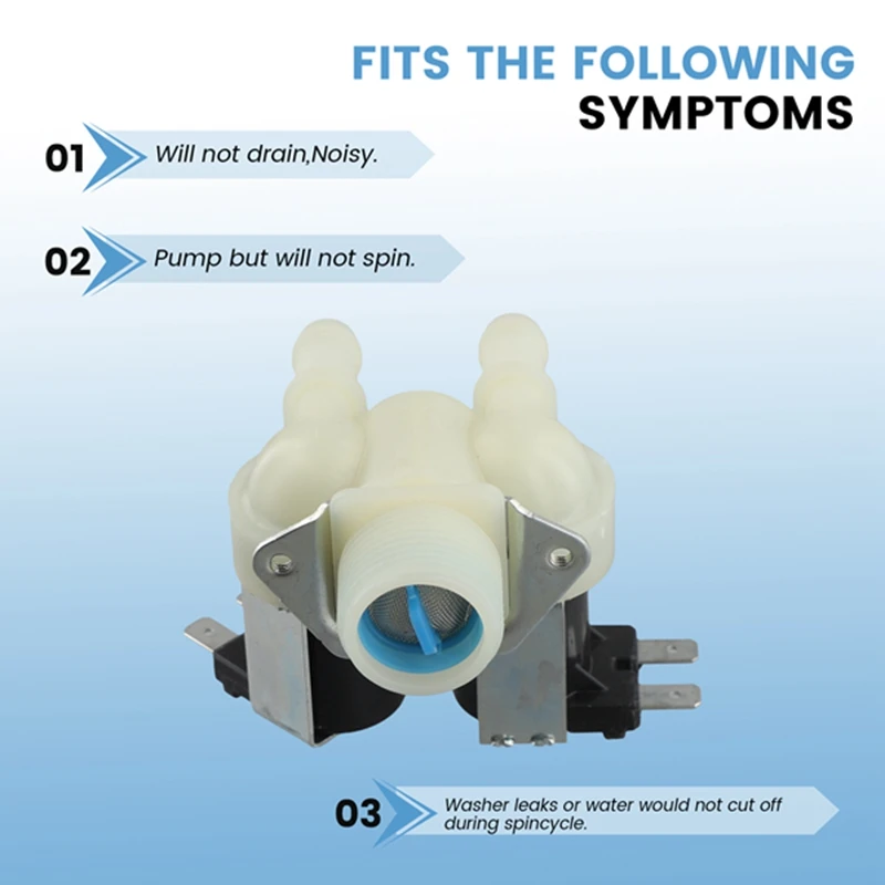 FPS135-270G 0024000126B Water Inlet Double Valve Solenoid Valve For Haier Automatic Drum Washing Machine