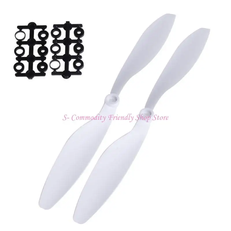 85ae 1pair 1045 10x4.5 CW Propeller CCW Prop for RC Multicopter F450 Quadcopter Black #4