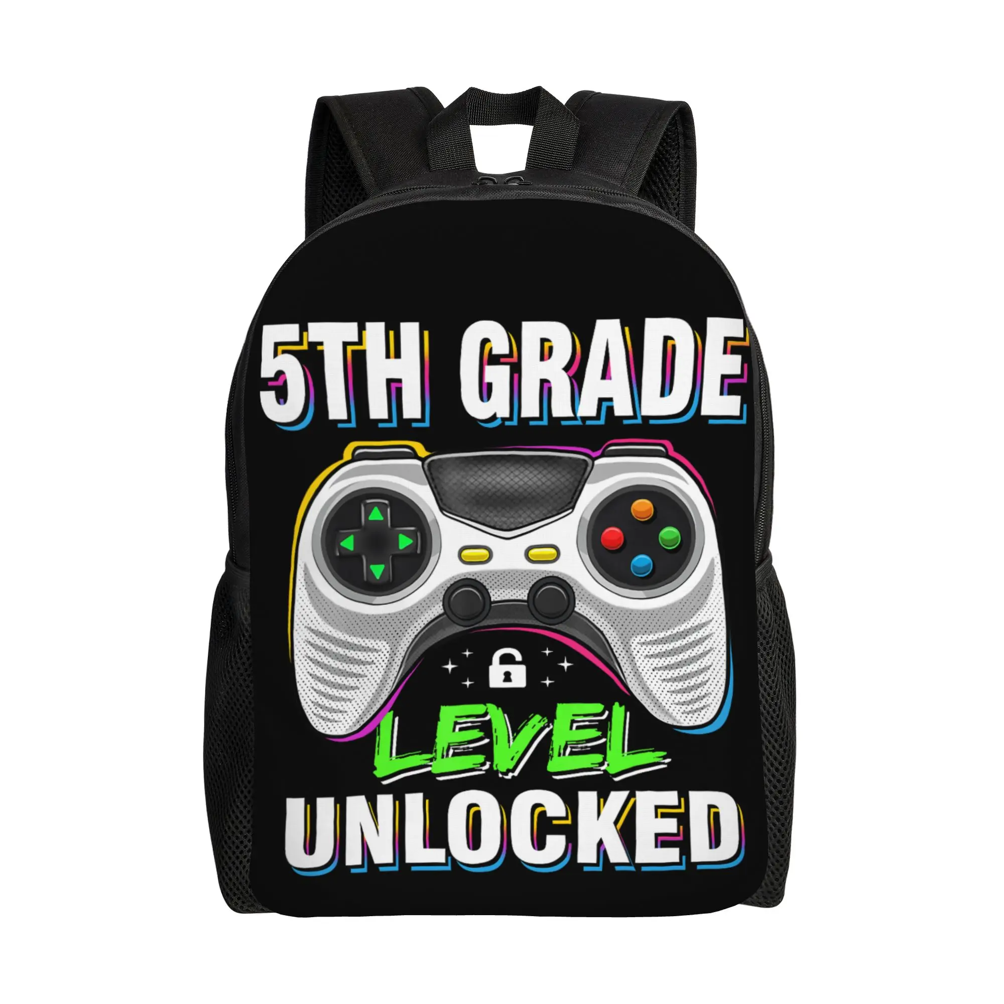 Level 5th Grade Unlocked Back to School First Day Backpack  Daily Backpacks Boy Novelty High School Bags Designer Rucksack